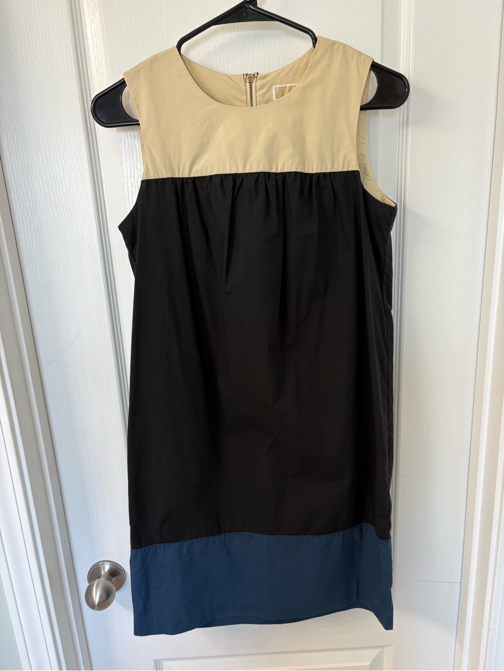 MICHAEL Michael Kors Colorblock Shift Sheath Dress Size 4 Cotton